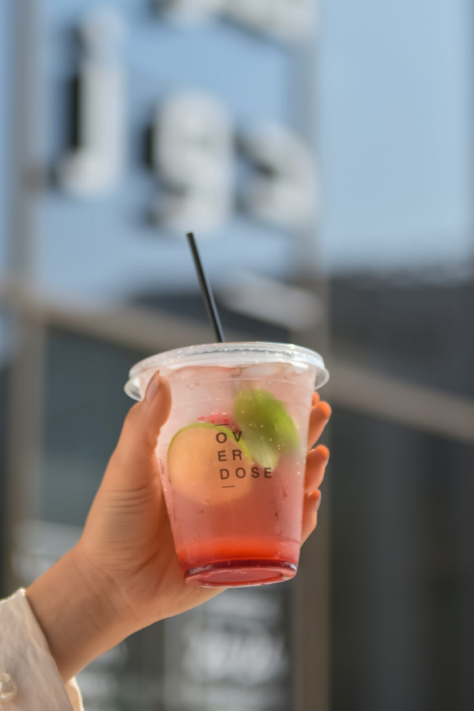 Overdose coffee shop in Riyadh with modern café culture