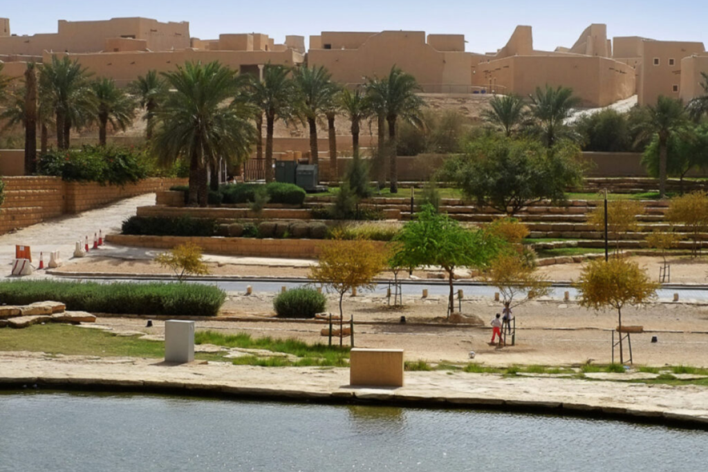 Bujairi Terrace overlooking At-Turaif in Riyadh