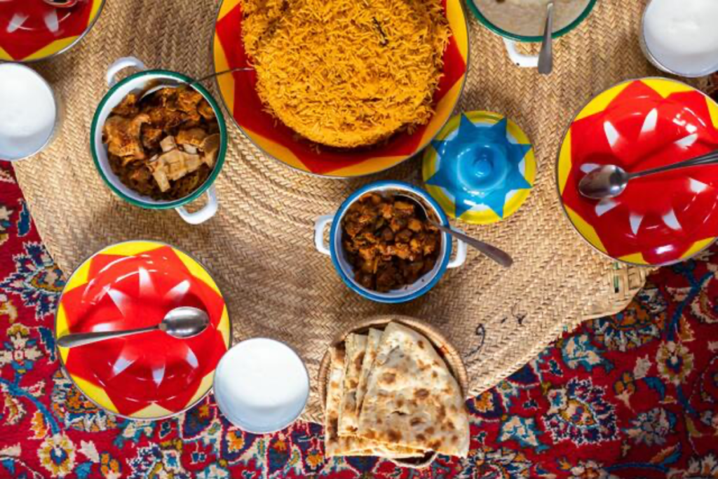 Traditional Najdi dishes served in Riyadh