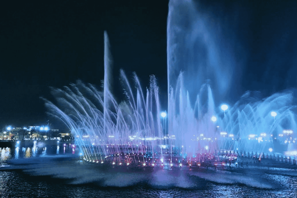 King Abdullah Park splash zone Riyadh