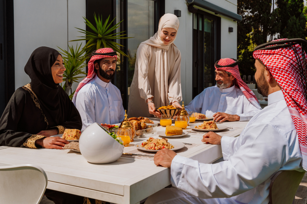 Outdoor dining at Bujairi Terrace