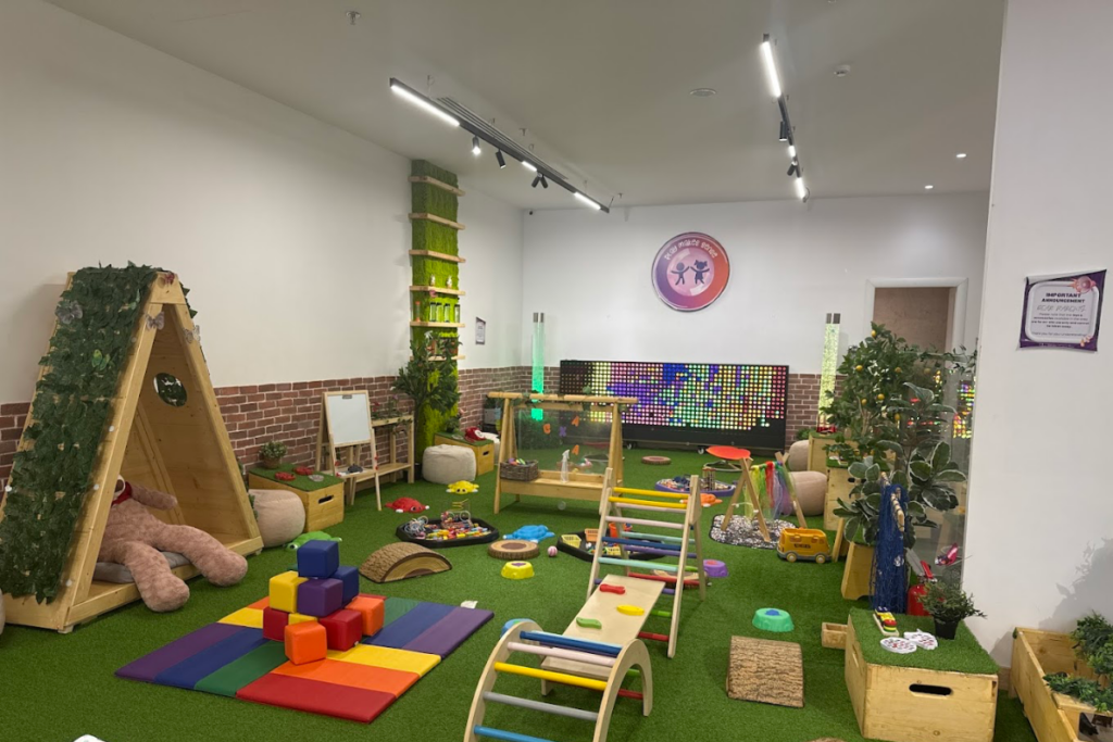 Baby sensory class at Play Makes Sense Riyadh