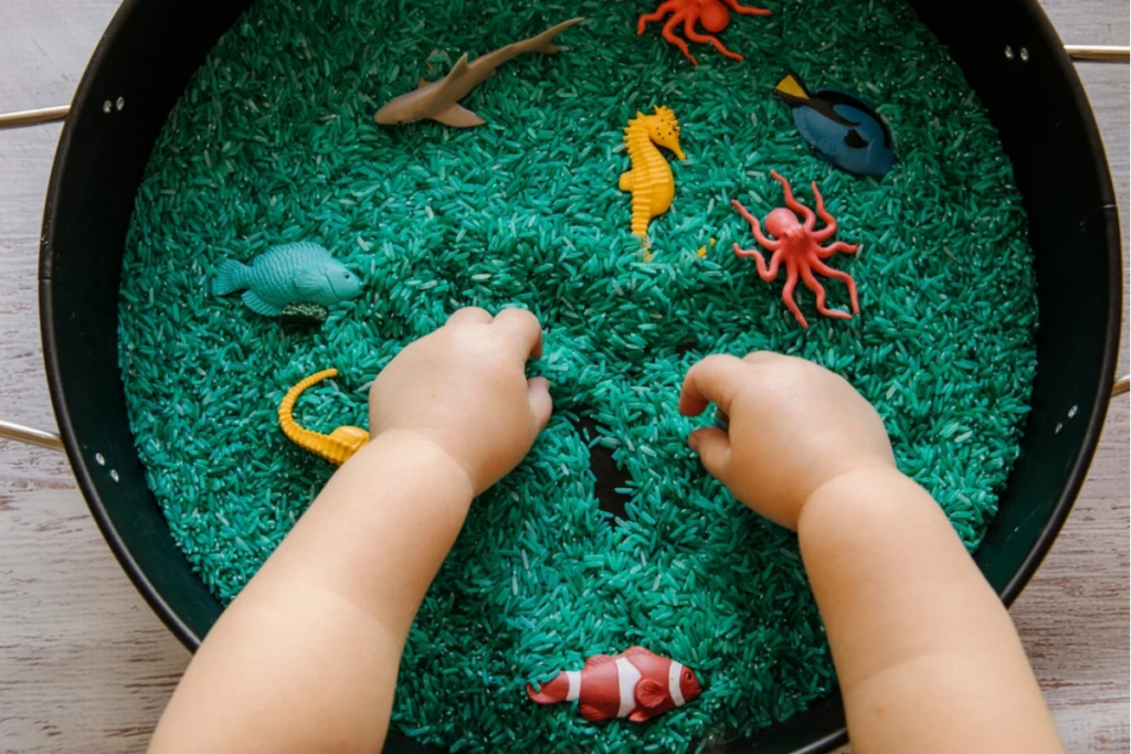 Baby sensory activities at Sondouki Playhouse Riyadh