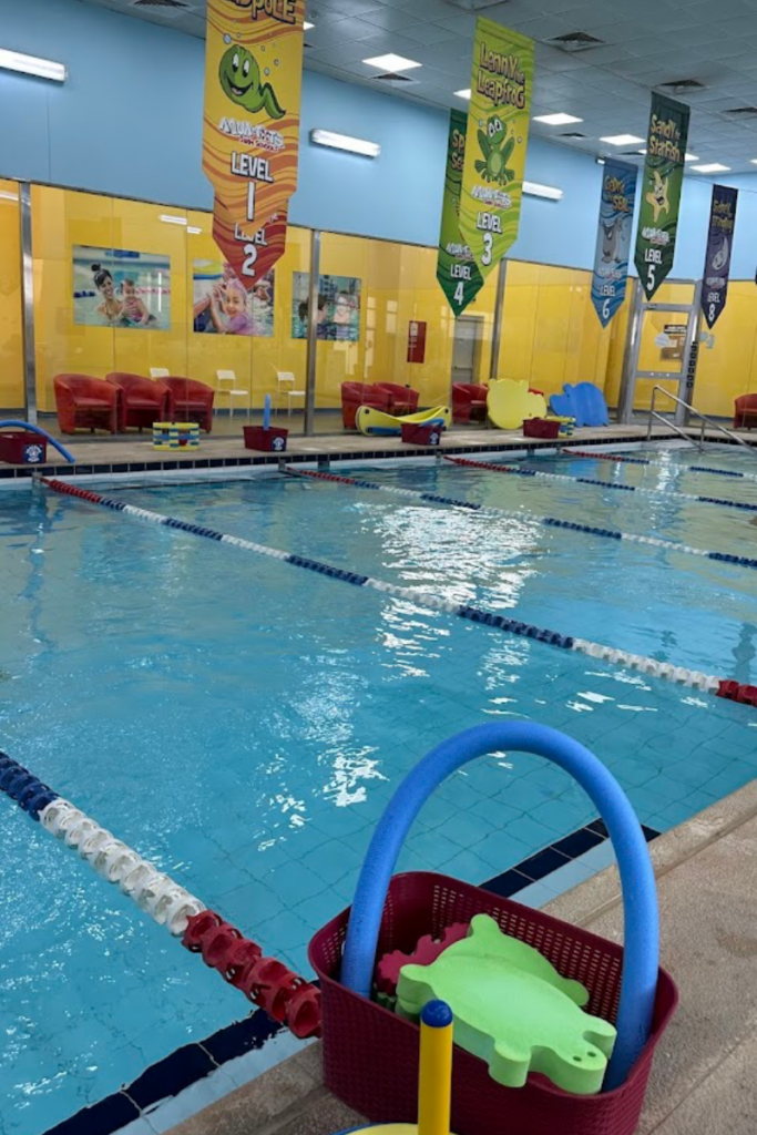 Baby swimming lessons at Aqua-Tots Riyadh Al Manar