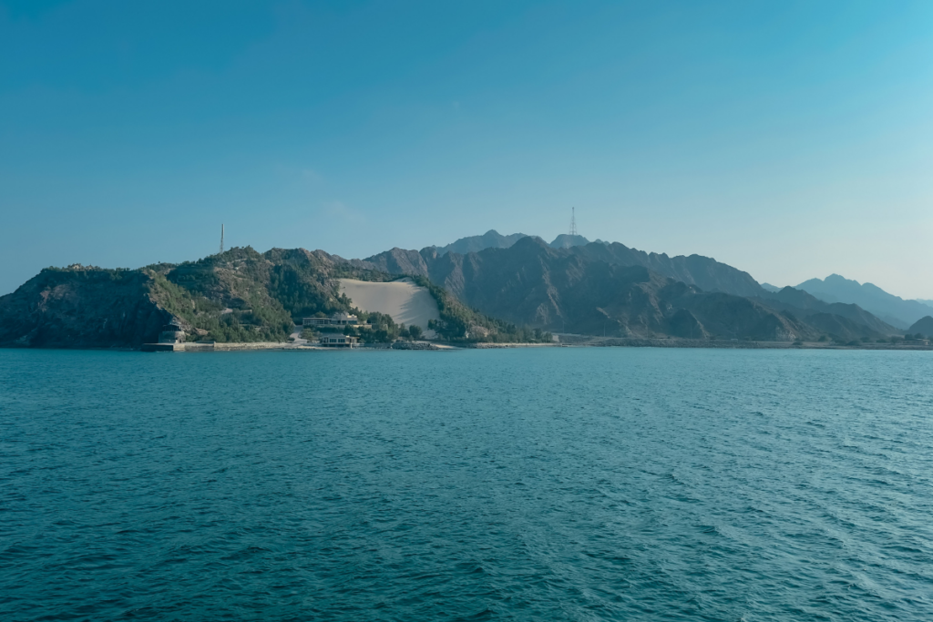 Fujairah beach resort with mountains beach destination near riyadh