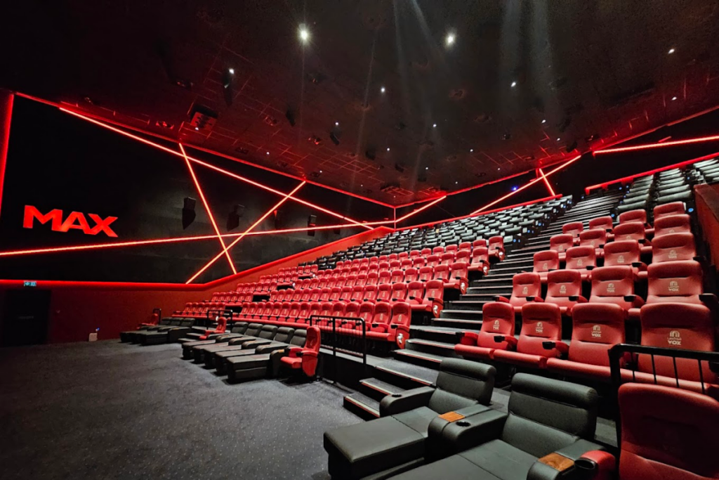 VOX Cinemas Roshn Front outdoor dining area