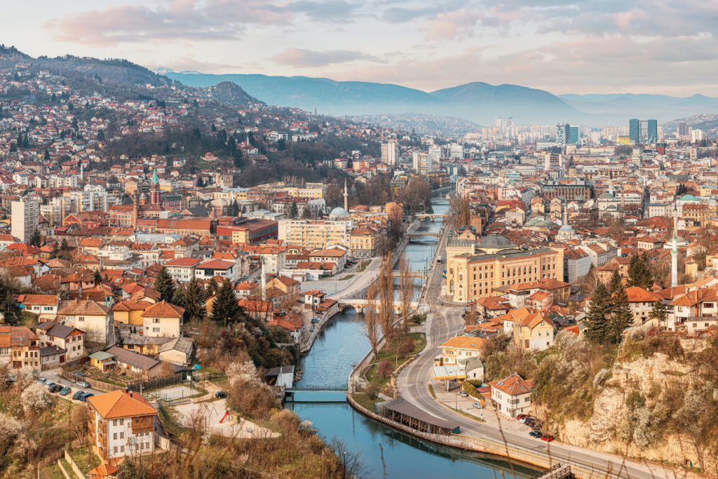 Sarajevo city centre Budget travel from Riyadh