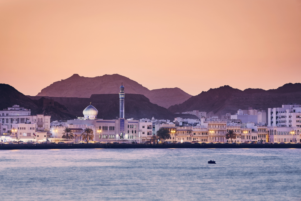 Muscat Corniche Affordable travel destinations from Riyadh