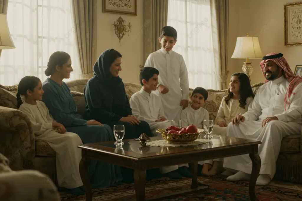 Greeting someone respectfully in Saudi Arabia