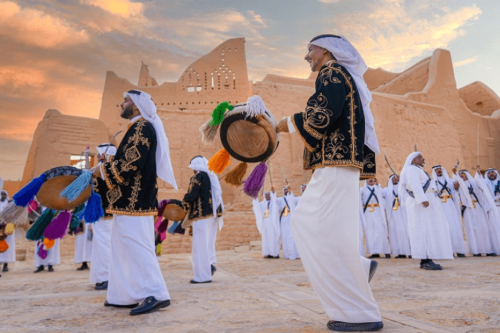 Historic At-Turaif during Diriyah Season