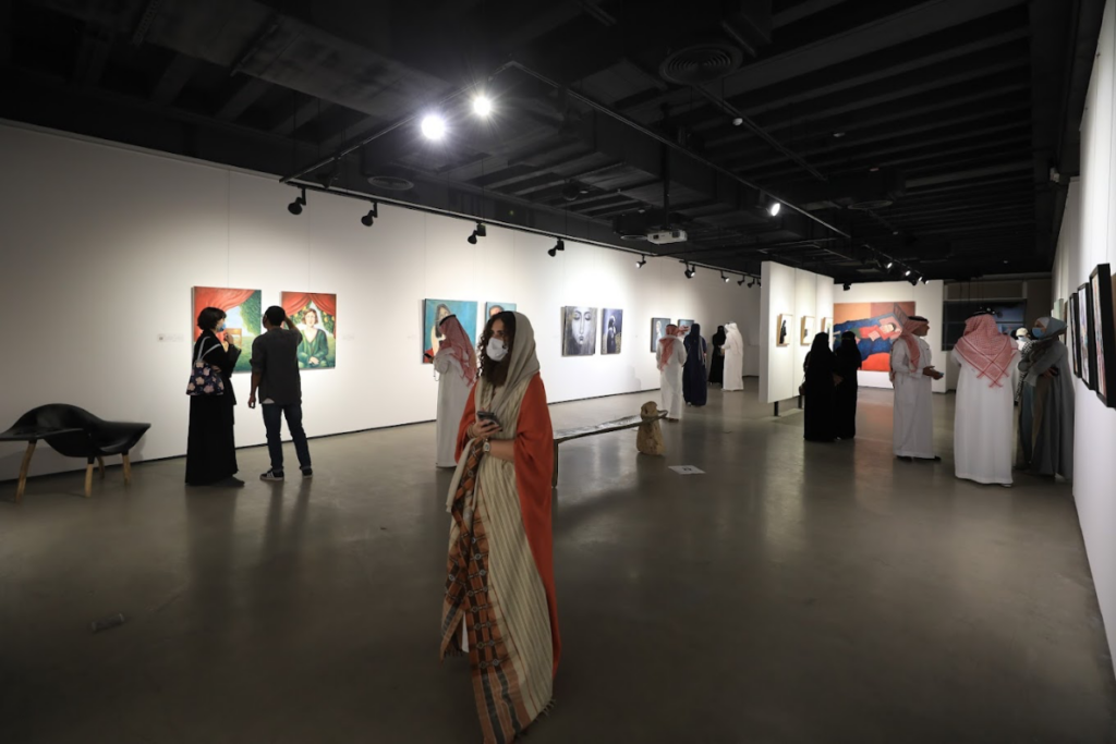 Hidden cultural gem in Riyadh showcasing contemporary Saudi art