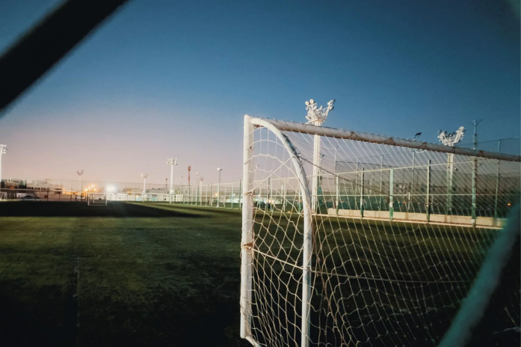 Players at Mondial Courts football in Riyadh