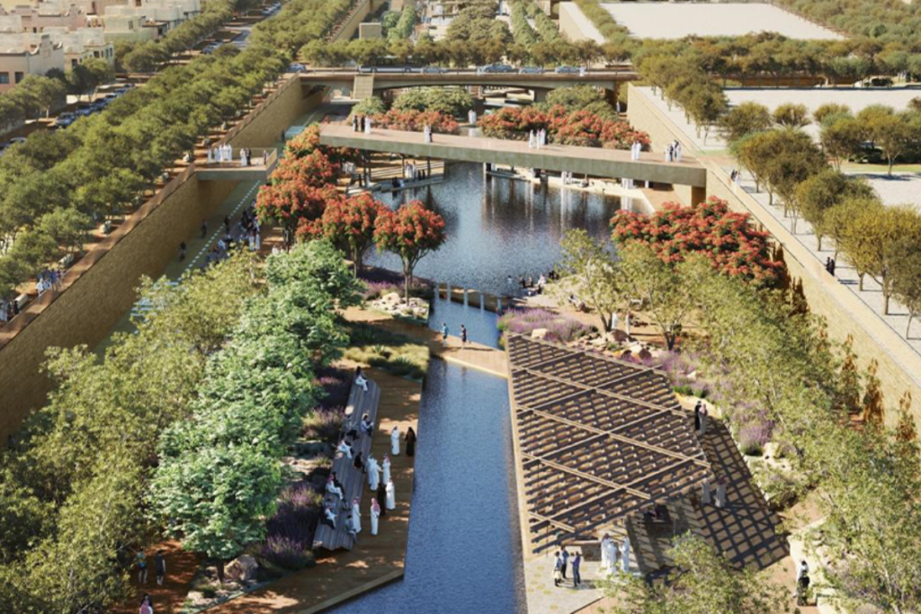 Sports Boulevard walking trail Riyadh
