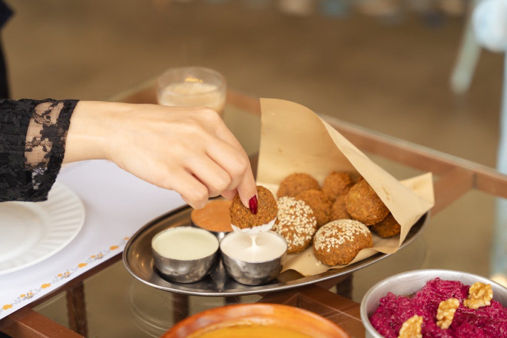 Saudi breakfast at Tameesa