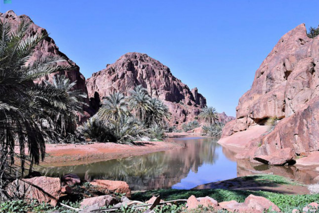 Hail road trip from Riyadh with mountain scenery