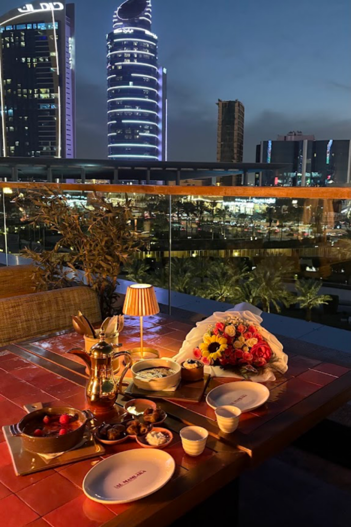 Rooftop shisha at Kingdom Centre Riyadh