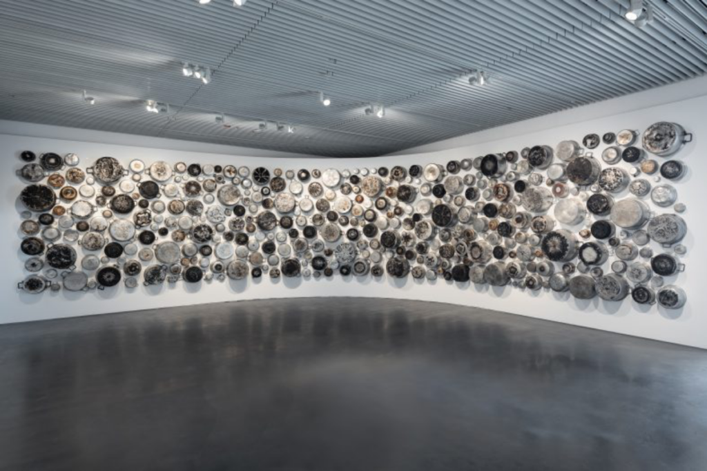 Maha Malluh artwork created from everyday Saudi objects