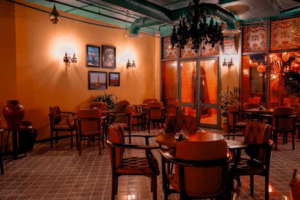 Cozy seating at Iskando Cafe Riyadh
