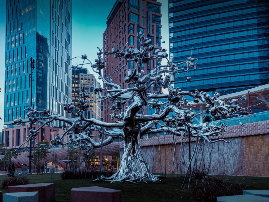 Saudi Arabia Public Art, Riyadh Public Art Permanent Art Collection, 'Family Tree' by Subodh Gupta