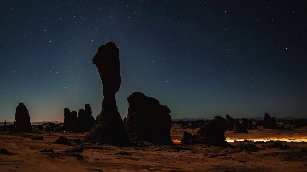 Rub' al Khali desert offering incredible stargazing and camping in Saudi Arabia