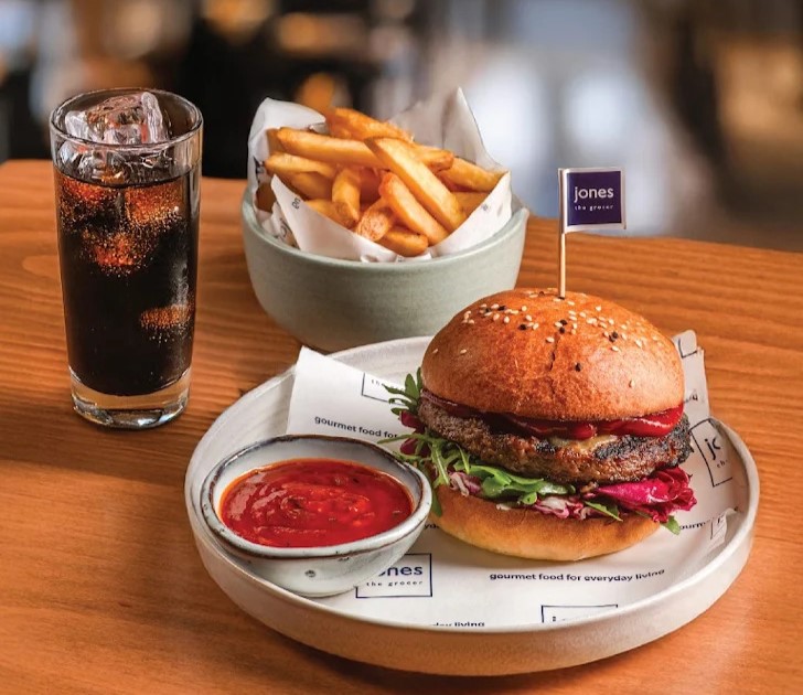 best restaurants in KAFD, Jones the Grocer combines a speciality grocery store with a relaxed dining space.